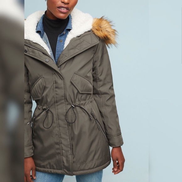 S13 Hooded Anorak Parka Jacket from Anthropologie - Picture 2 of 13